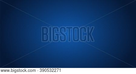 Blue Abstract Circle Lines. Vector Dark Blue Minimalistic Abstract Background. Stock Vector.