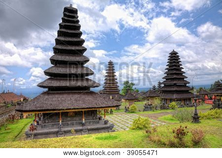 Die Mutter-Tempel von Besakih oder Pura Besakih, der größte und heiligste hindu-Tempel auf Bali, Indonesien