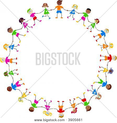 Enfants colorés