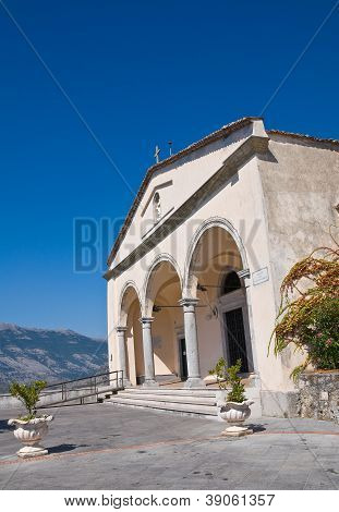 Bazilika kilise St. Biagio. Maratea. Basilicata. İtalya.