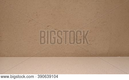 Brown Marble Stone Wall And Floor Rough Surface Texture Material Background For Display