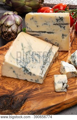Cheese Collection, Italian Gorgonzola Cheese Made From Unskimmed Cow Milk In Piedmont And Lombardy