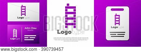 Logotype Mahjong Pieces Icon Isolated On White Background. Chinese Mahjong Red Dragon Game Emoji. Lo