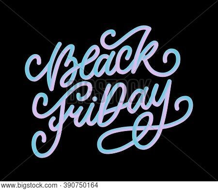 Black Friday Calligraphic Designs Retro Style Elements Vintage Ornaments Sale, Clearance Vector Lett
