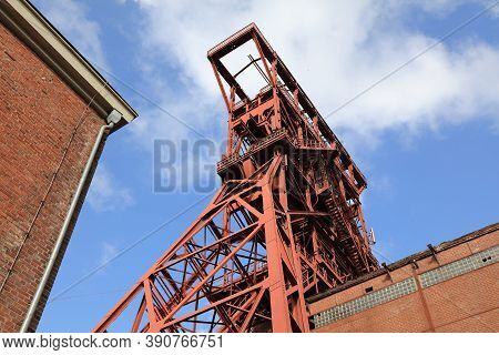 Gelsenkirchen, Germany. Industrial Heritage Of Ruhr Region. Zeche Consolidation - Former Coal Mine.