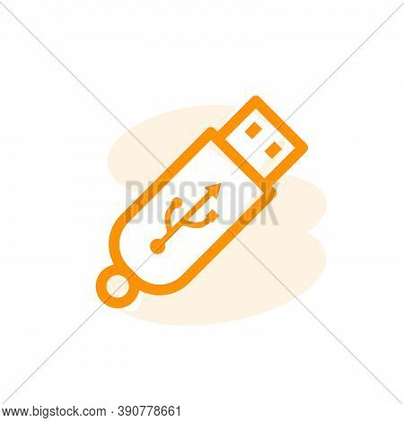 Flash Disk Icon Design Template
