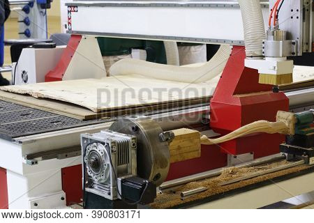 Cnc Milling Machine. Machine For High-quality Milling And Engraving Surfaces Of Parts. Milling And E