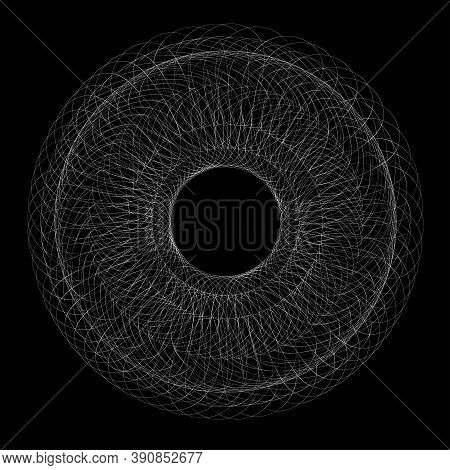 Vector Guilloche Elements For Certificate Or Diploma And Currency Design