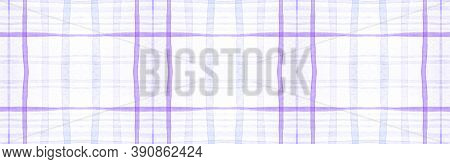 White Flannel Checks. Watercolour Stripes Material. Hipster Gingham Tablecloth. Seamless Flannel Che
