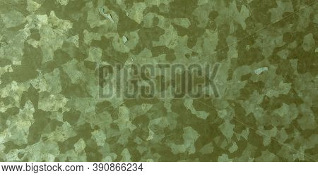 Khaki Texture Background. Watercolour Camouflage Material. Green War Textile. Vintage Geometric Prin
