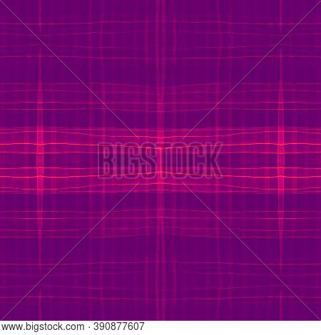 Bright Abstract Check Pattern. Watercolour Picnic Texture. Retro Stripes For Fabric Design. Seamless