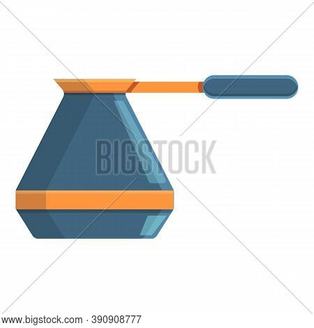 Cozy Home Coffee Ibrik Icon. Cartoon Of Cozy Home Coffee Ibrik Vector Icon For Web Design Isolated O