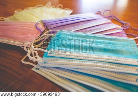 Face Mask In Different Colors, Wateringen Netherlands, 22 October 2020