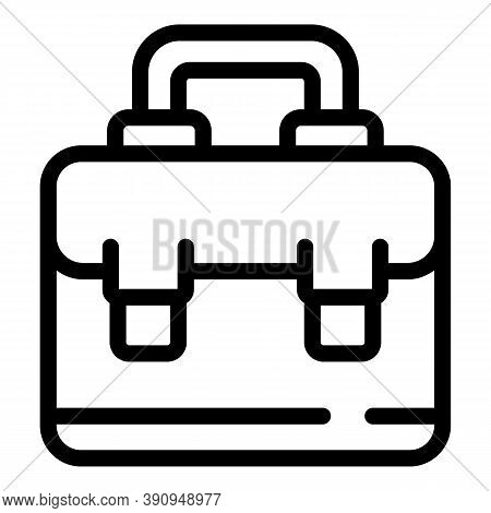 Student Job Case Icon. Outline Student Job Case Vector Icon For Web Design Isolated On White Backgro