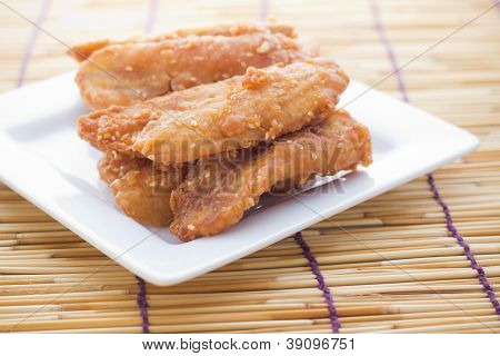 Smažený banán moučník