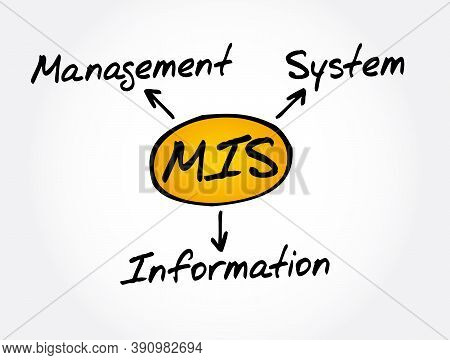 Mis - Management Information System Acronym, Business Concept Background