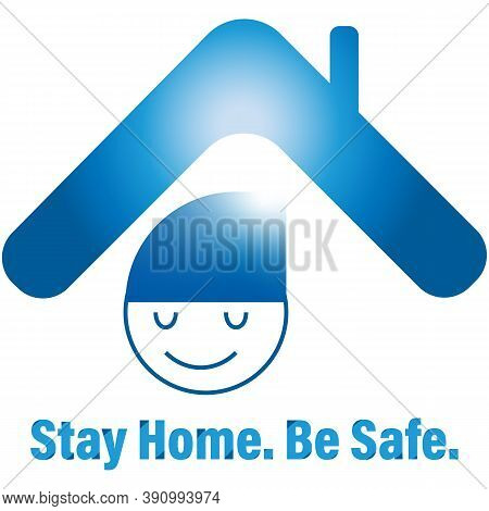 Corona Virus Written In Typography Poster Design.save Planet From Corona Virus.be Safe, Stay Home.pr