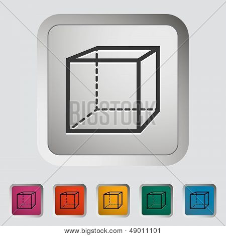 Geometric cube.