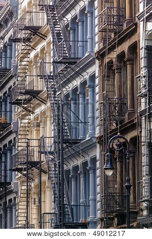 Cast Iron Facades In Soho, Manhattan, New York City