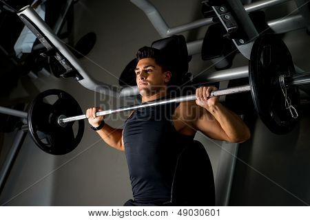 Weightlifter On Bench press