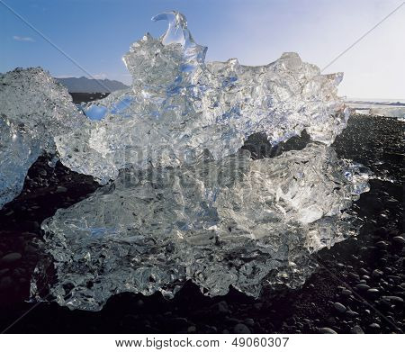 Ice dannelse close-up