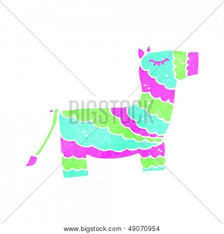 pinata cartoon retrò