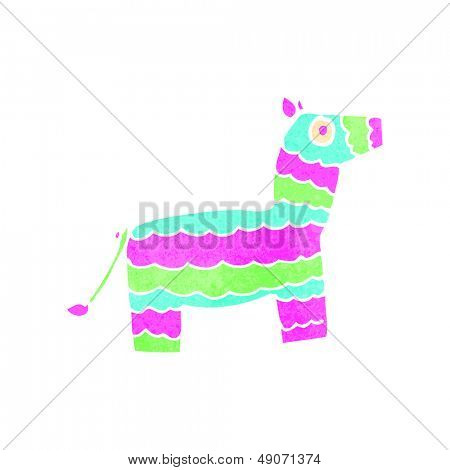 pinata cartoon retrò