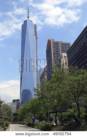 Freedom Tower in Lower Manhattan