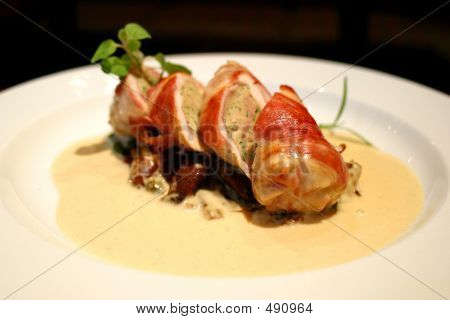Carne di lepre farcito