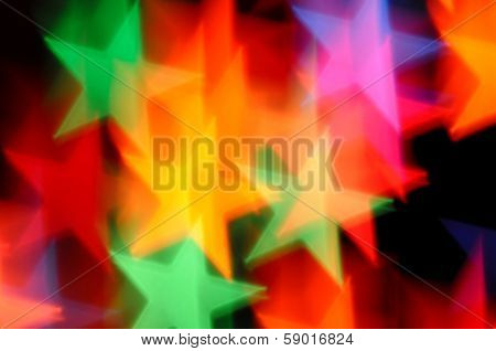 Falling Stars Abstract Blur