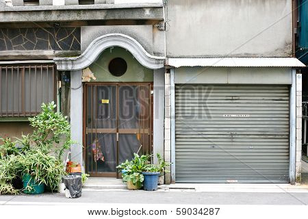 Japanese House In Ueno District In Tokyo Japan