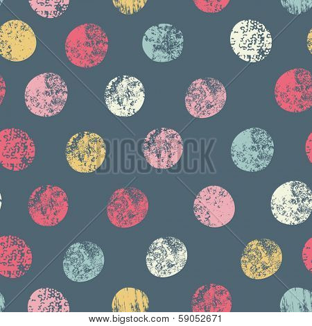 Stylish polka dot background in modern colors