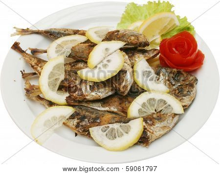 Grilled tasty fish