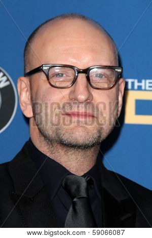 LOS ANGELES - JAN 25:  Steven Soderbergh at the 66th Annual Directors Guild of America Awards - Press Room at Century Plaza Hotel on January 25, 2014 in Century City, CA