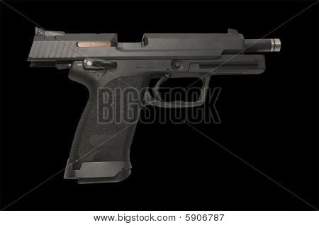 Grand 9 Mm pistolet avec violation ouverte
