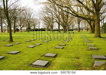German Cemetery Friedhof In Flanders World War One Belgium