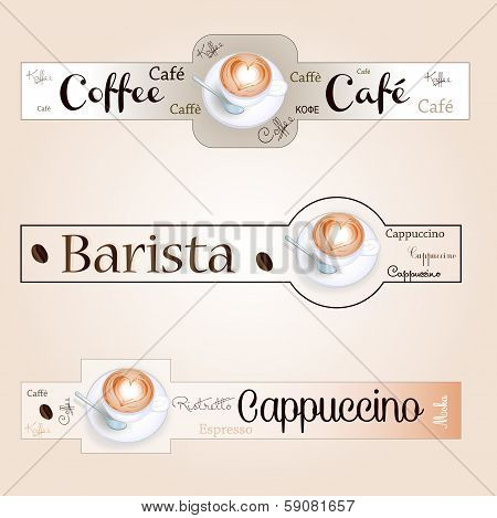 Banner cappuccino