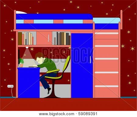 Boy in the nursery