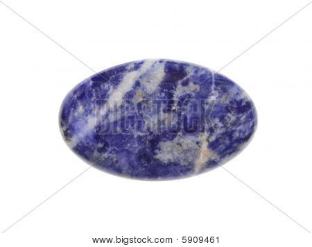 blauer Stein cabochon