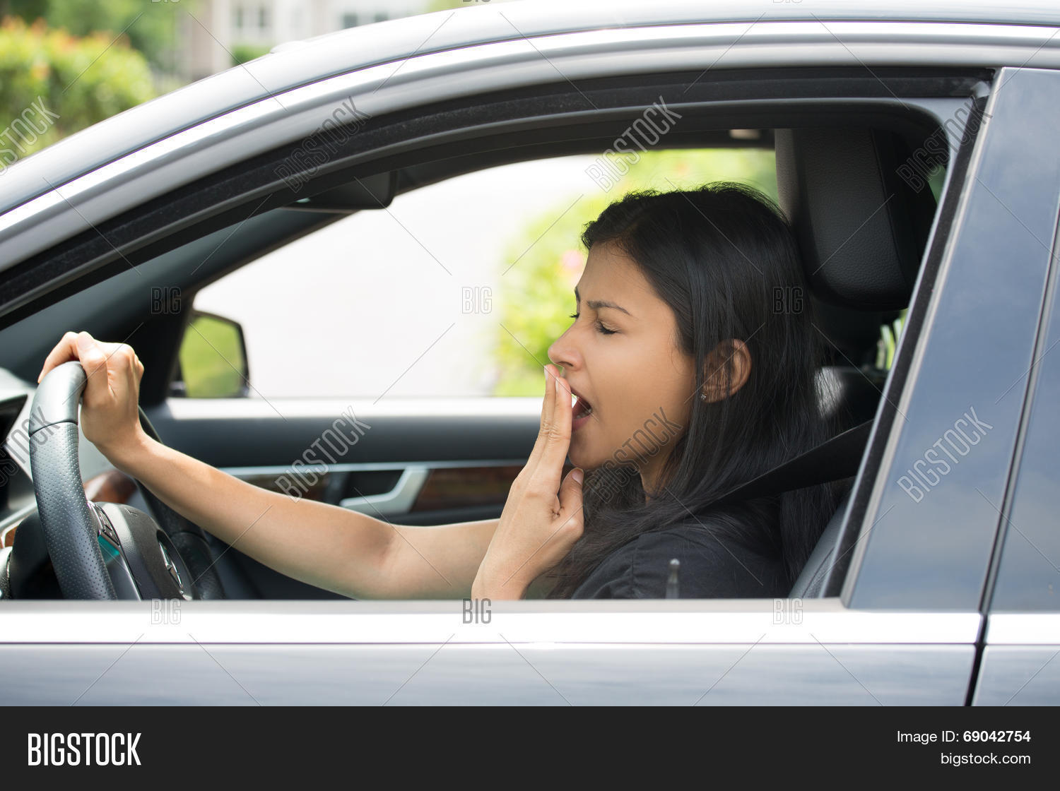 Sleepy Driver Image & Photo (Free Trial) | Bigstock
