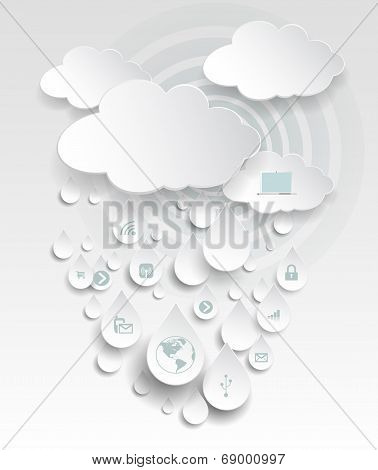 Paper cloud computing