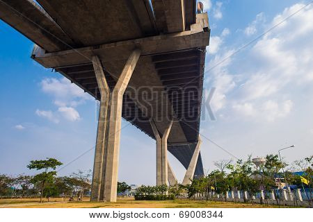 Bhumibol Bridge,the Industrial Ring Bridge Or Mega Bridge