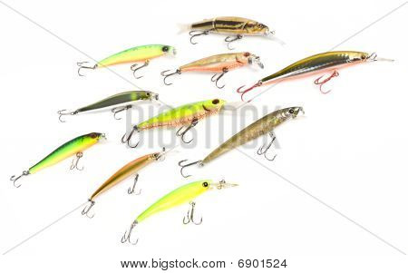 Set Of Plastic Fishing Baits