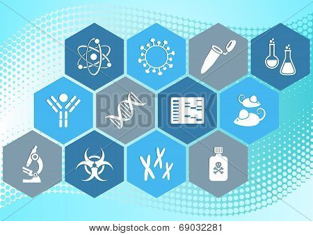 Biology Science Icons