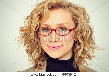 Happy Young Businesswoman
