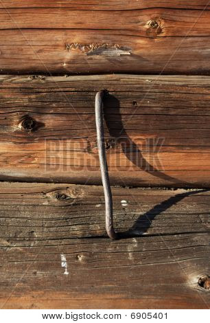 Cracking vecchi legnami, frammento di parete, verticale Orient