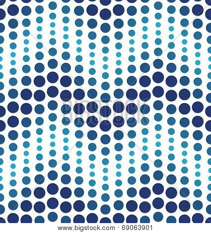 Blue geometrical circle pattern