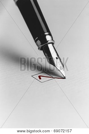 Pen Checking Box