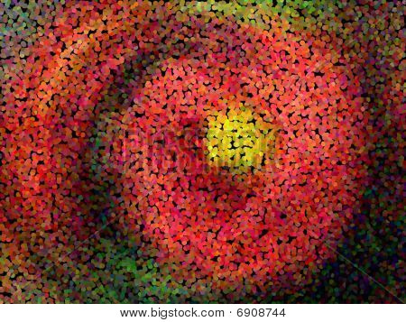 Astratto spirale colorata