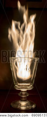Fire Wine Glass